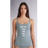 Canottiera intima con scritte