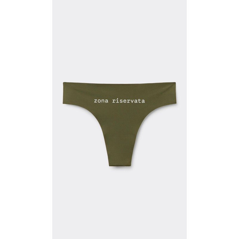 Slip donna con scritta