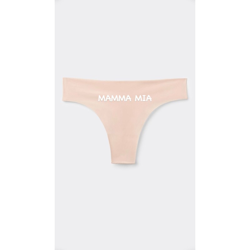 Slip donna con scritta