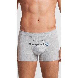 Boxer uomo con scritta