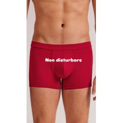 Boxer uomo con scritta