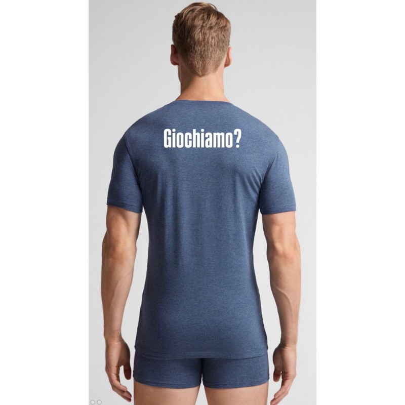 Maglia uomo con scritta