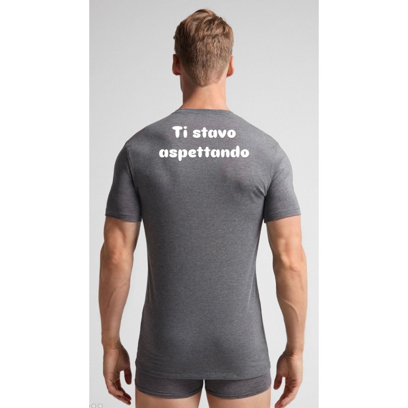 Maglia uomo con scritta