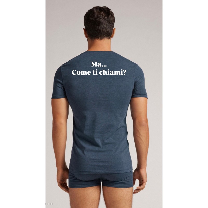 Maglia uomo con scritta
